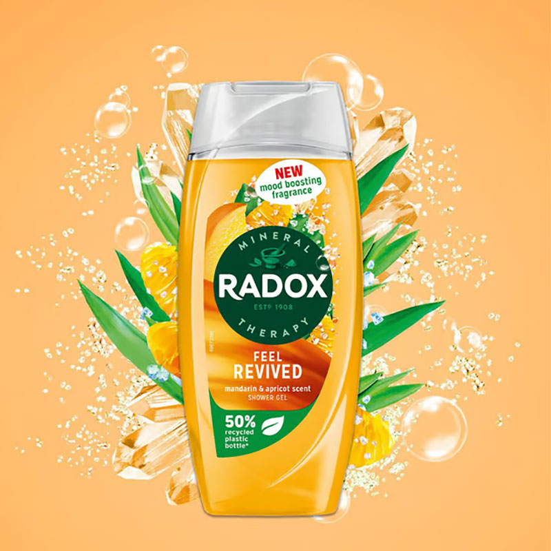 Mineral Therapy Feel Revived Mandarin Apricot Scent Shower Gel