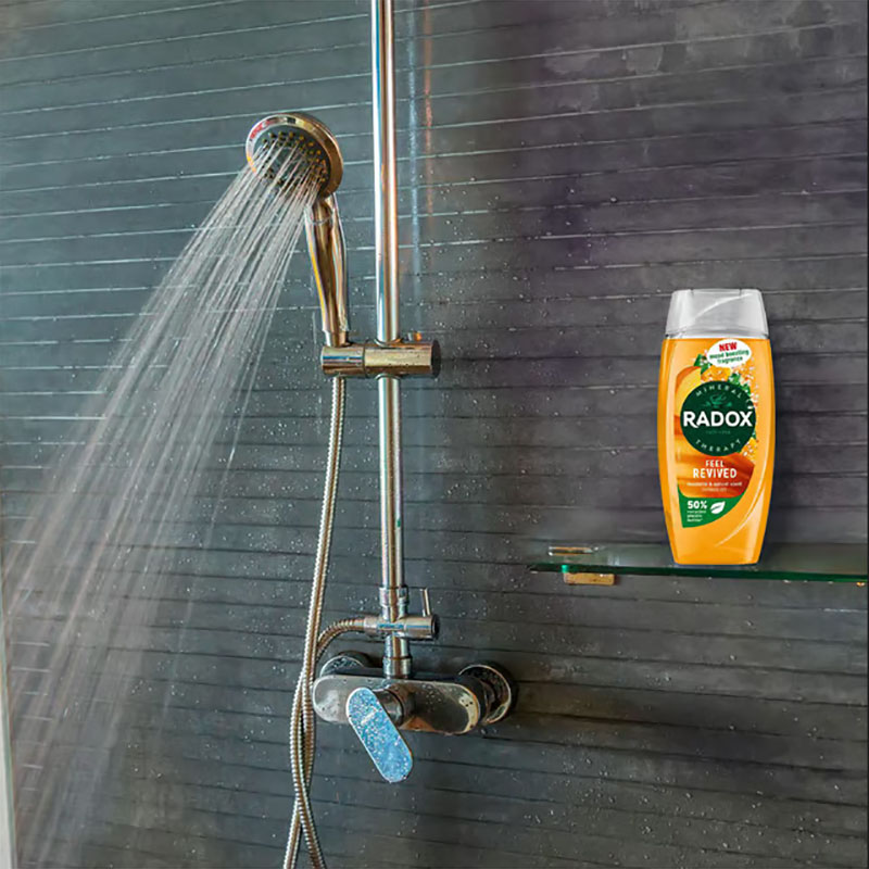 Mineral Therapy Feel Revived Mandarin Apricot Scent Shower Gel