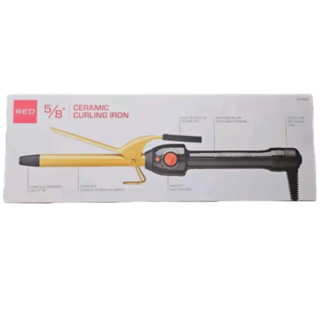 Red By Kiss Ceramic Curling Iron CI03NG