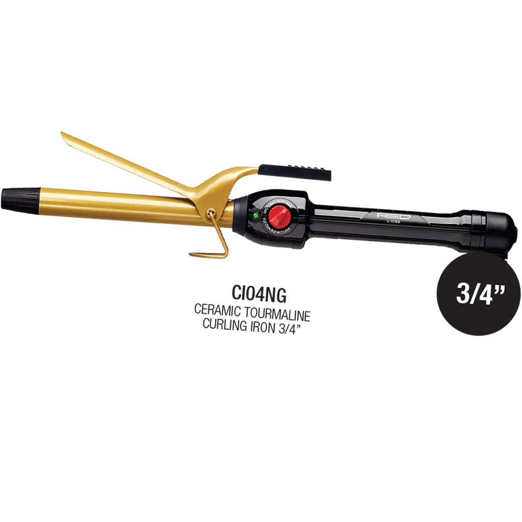 Red By Kiss Ceramic Curling Iron CI04NG