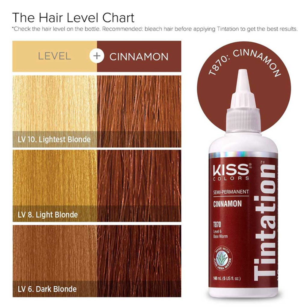 Kiss Colors Tintation Semi Permanent Cinnamon T870