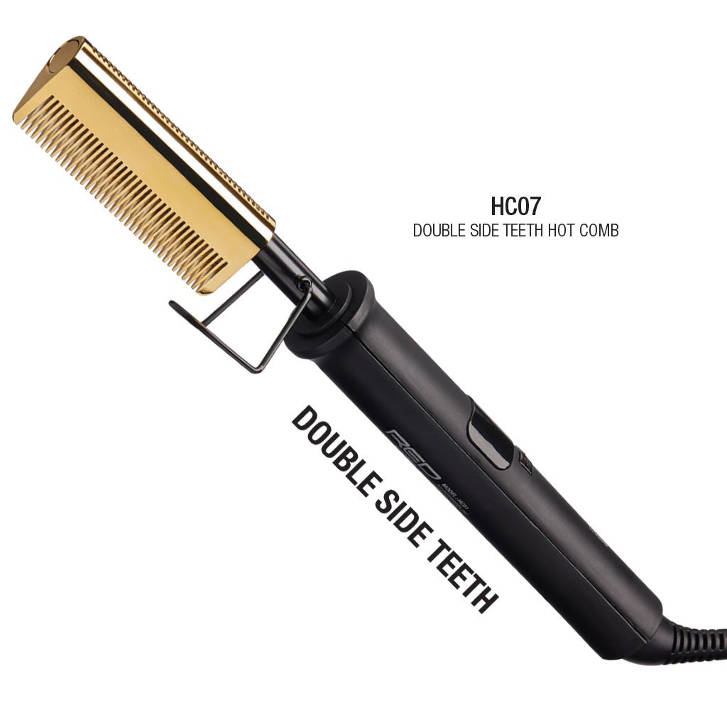 Red By Kiss Hot Styler Pressing Comb HCO7G
