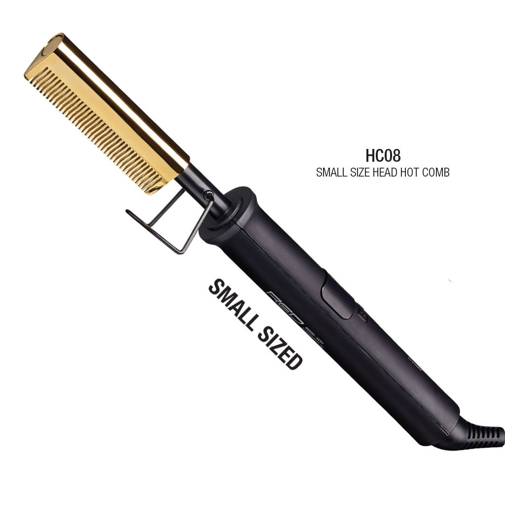 Red By Kiss Small Size Teeth Hot Styler Pressing Comb HC08G