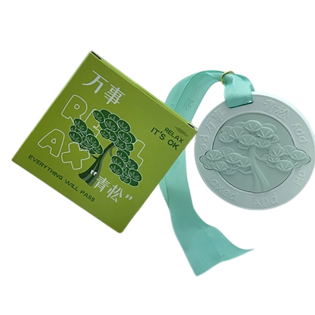 Relax Its Ok Green Pine Car Air Fresheners Hanging Tablets