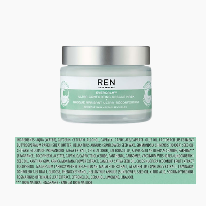 Ren Clean Skincare Evercalm Ultra Comforting Rescue Mask