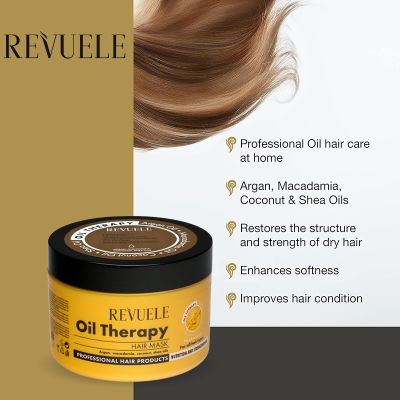 Revuele Oil Therapy Nutrition And Strengthening Hair Mask
