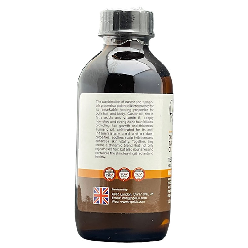 Natural Castor Turmeric Treatment Oil