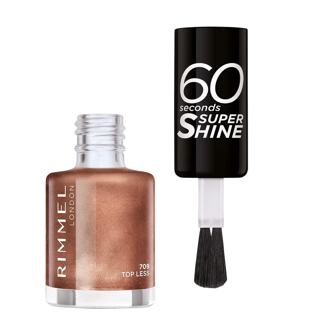 Rimmel 60 Seconds Super Shine Nail Polish 709 Top Less