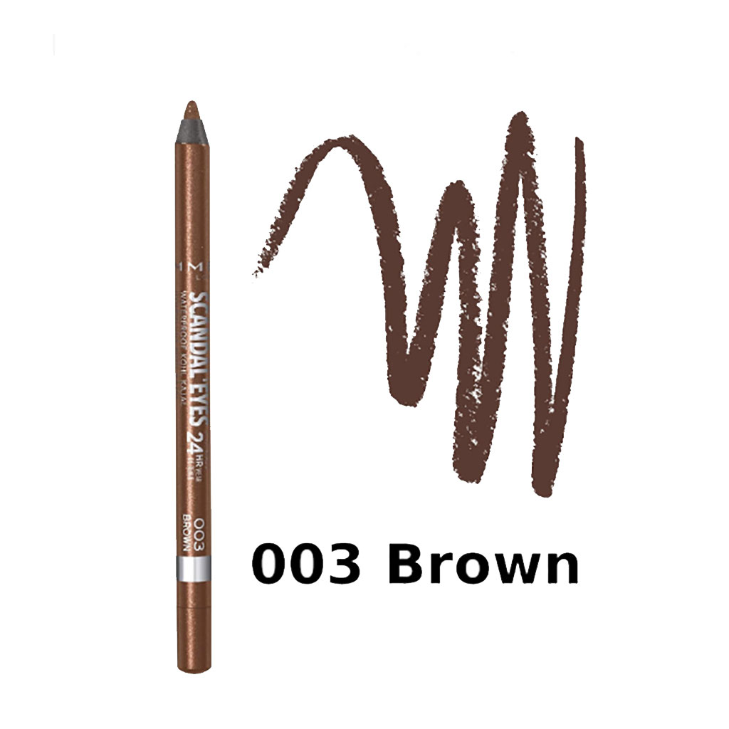 Scandal Eyes Waterproof Kohl Kajal 003 Brown