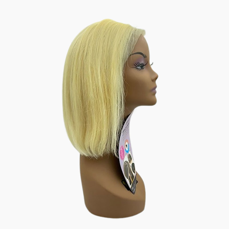 Brazilian Remy Deep Part Straight BOBO Short Lace Front Wig