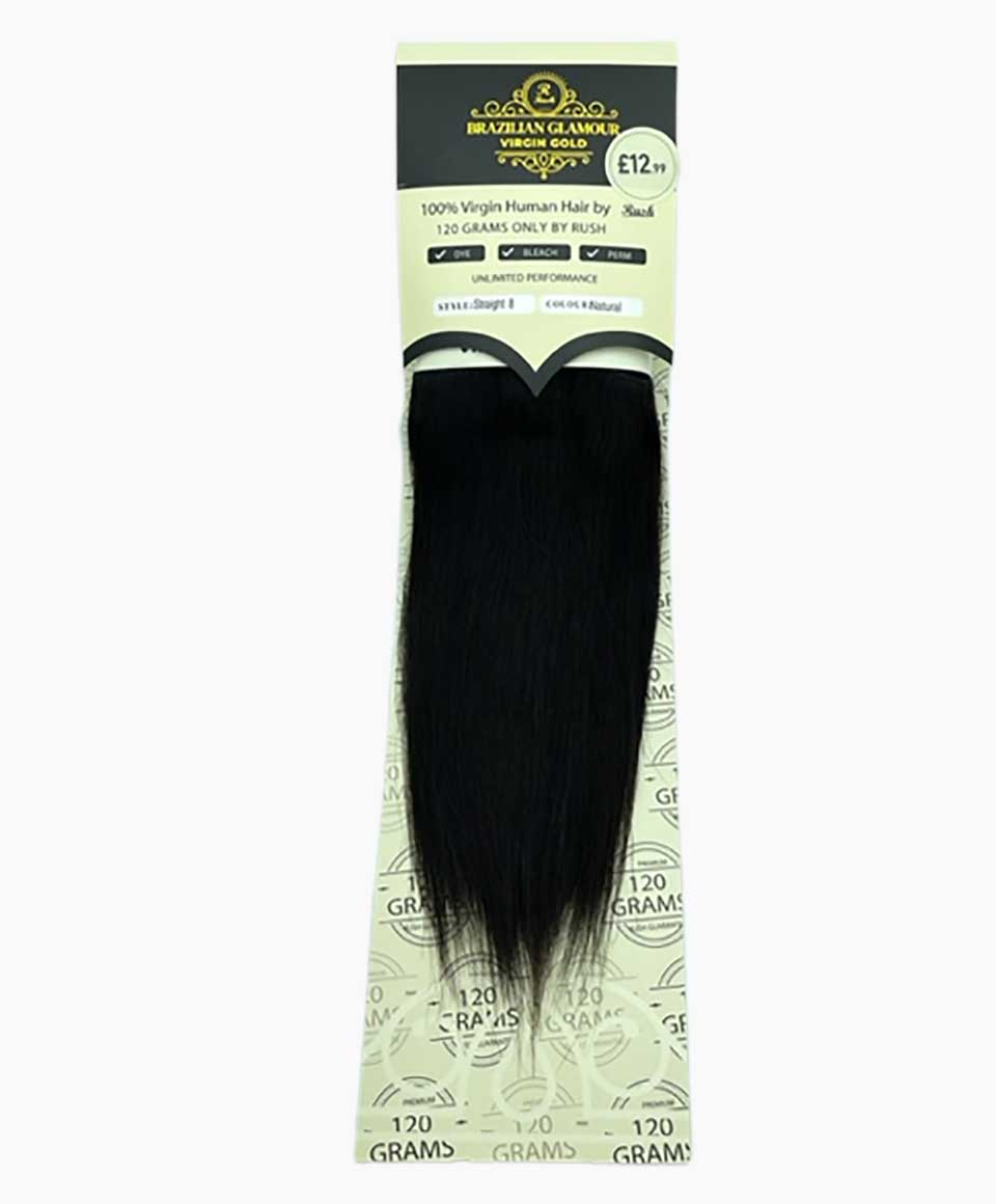 Brazilian Glamour Virgin Gold Human Hair Straight Weave