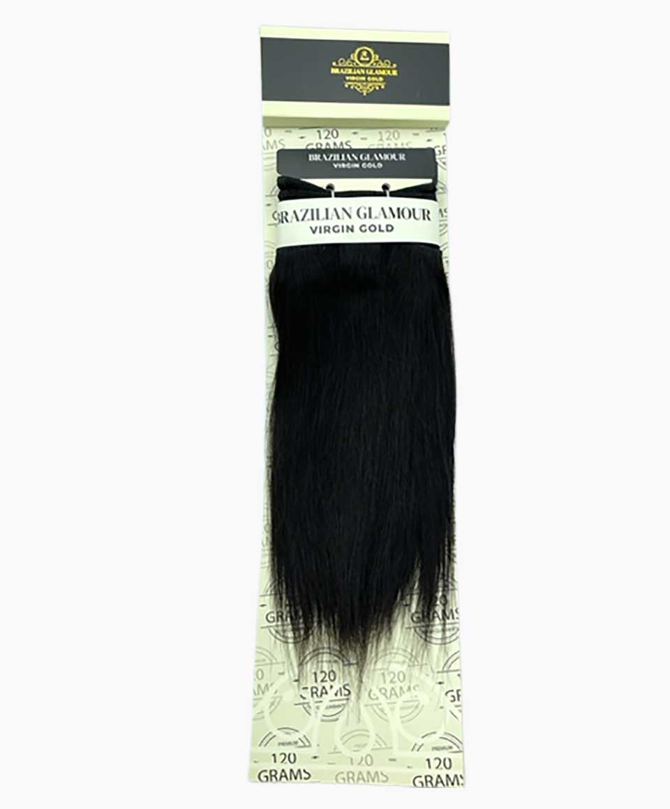 Brazilian Glamour Virgin Gold Human Hair Straight Weave