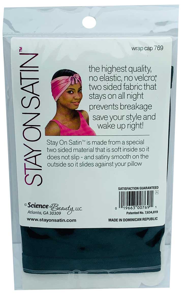 Stay On Satin Wrap Cap 769 Assorted