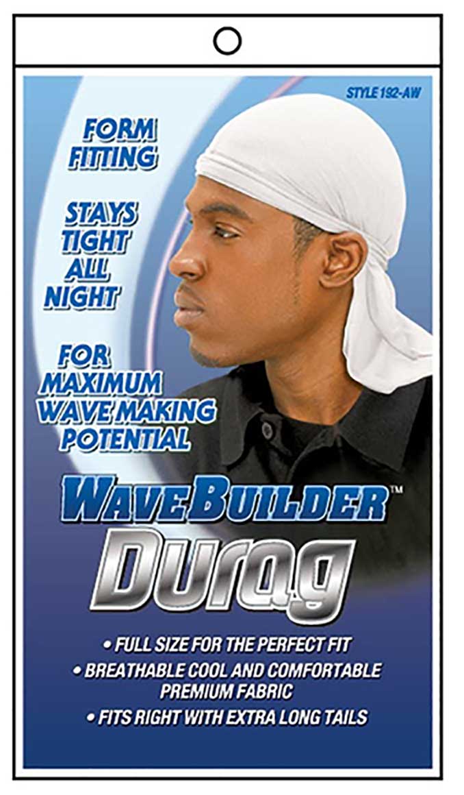 Wave Builder Durag White Style 192 AW