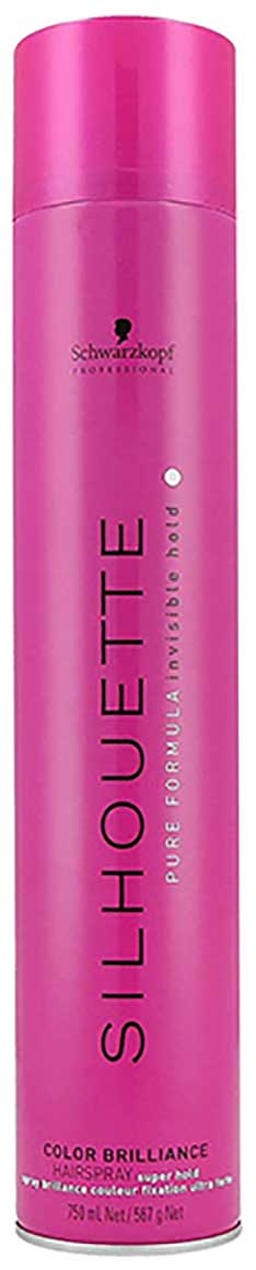 Silhouette Color Brilliance Hairspray Super Hold