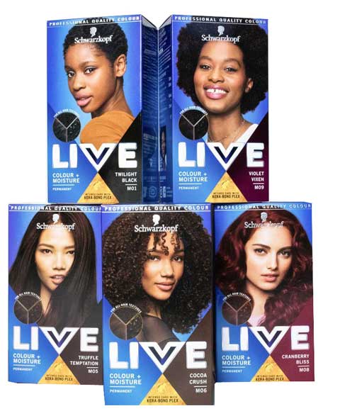 Live Colour Plus Moisture Permanent Hair Colour Cranberry Bliss M08