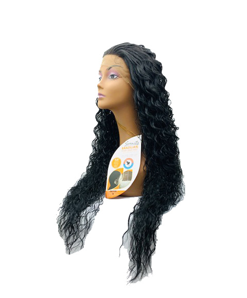 Brazilian Remi Deep Part Blended HH Emotion Swiss Lace Wig
