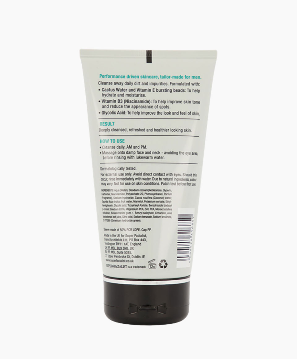 Super Facialist Men Vitamin B3 Energising Face Wash