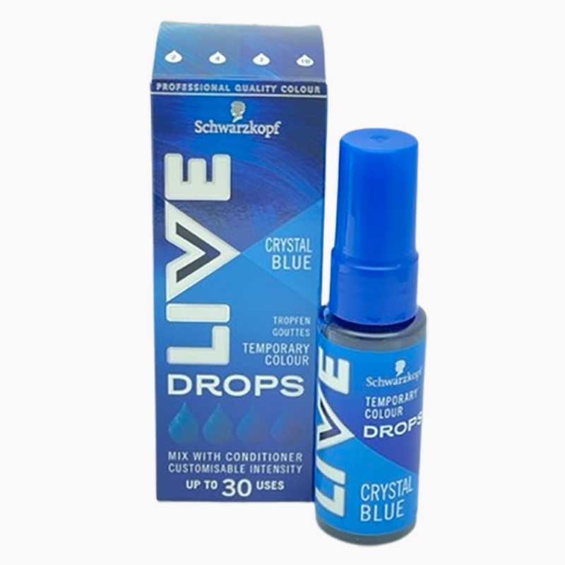 Live Drops Temporary Colour Crystal Blue