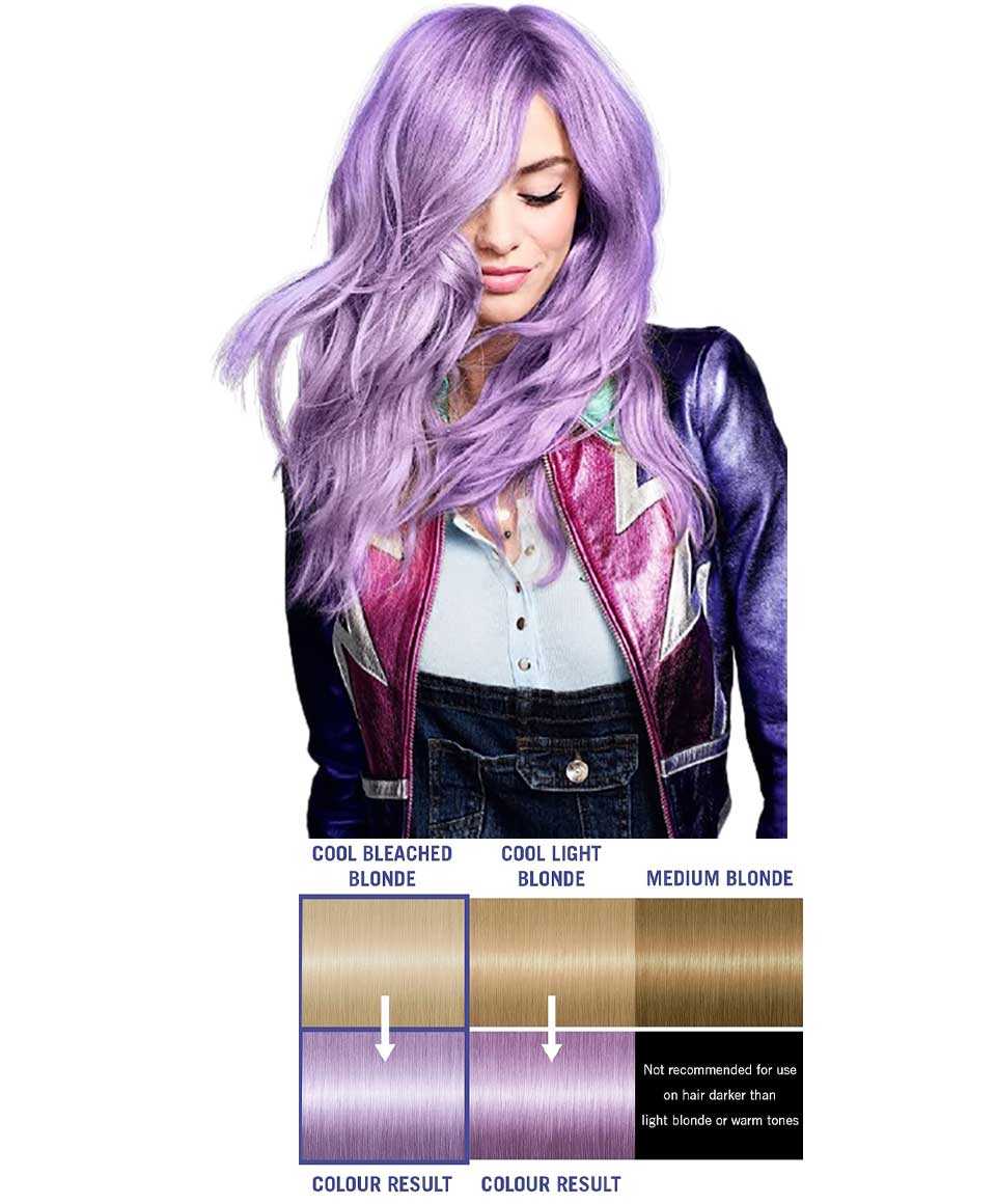 Live Pretty Pastels Ultra Brights Semi Permanent Lilac Crush