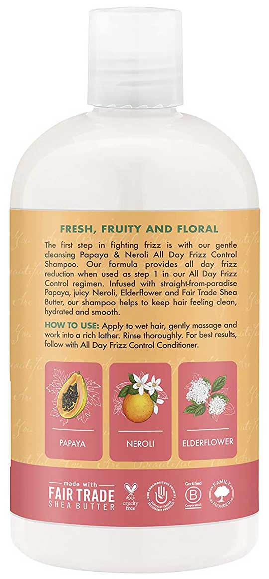 Papaya And Neroli All Day Frizz Control Shampoo