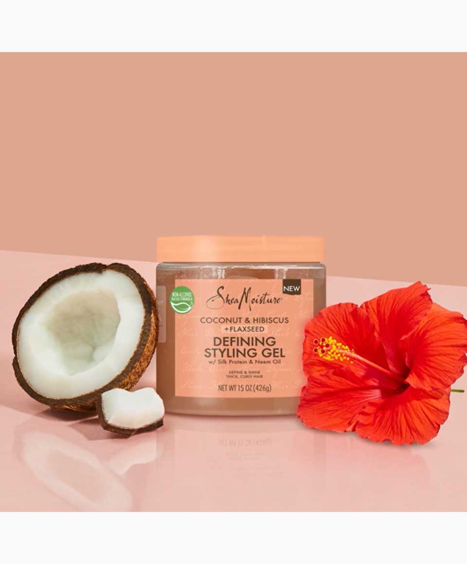 Coconut And Hibiscus Plus Flaxseed Defining Styling Gel