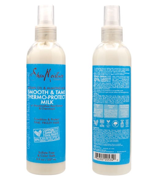 Argan Oil And Almond Milk Smooth And Tame Thermo Protect Milk