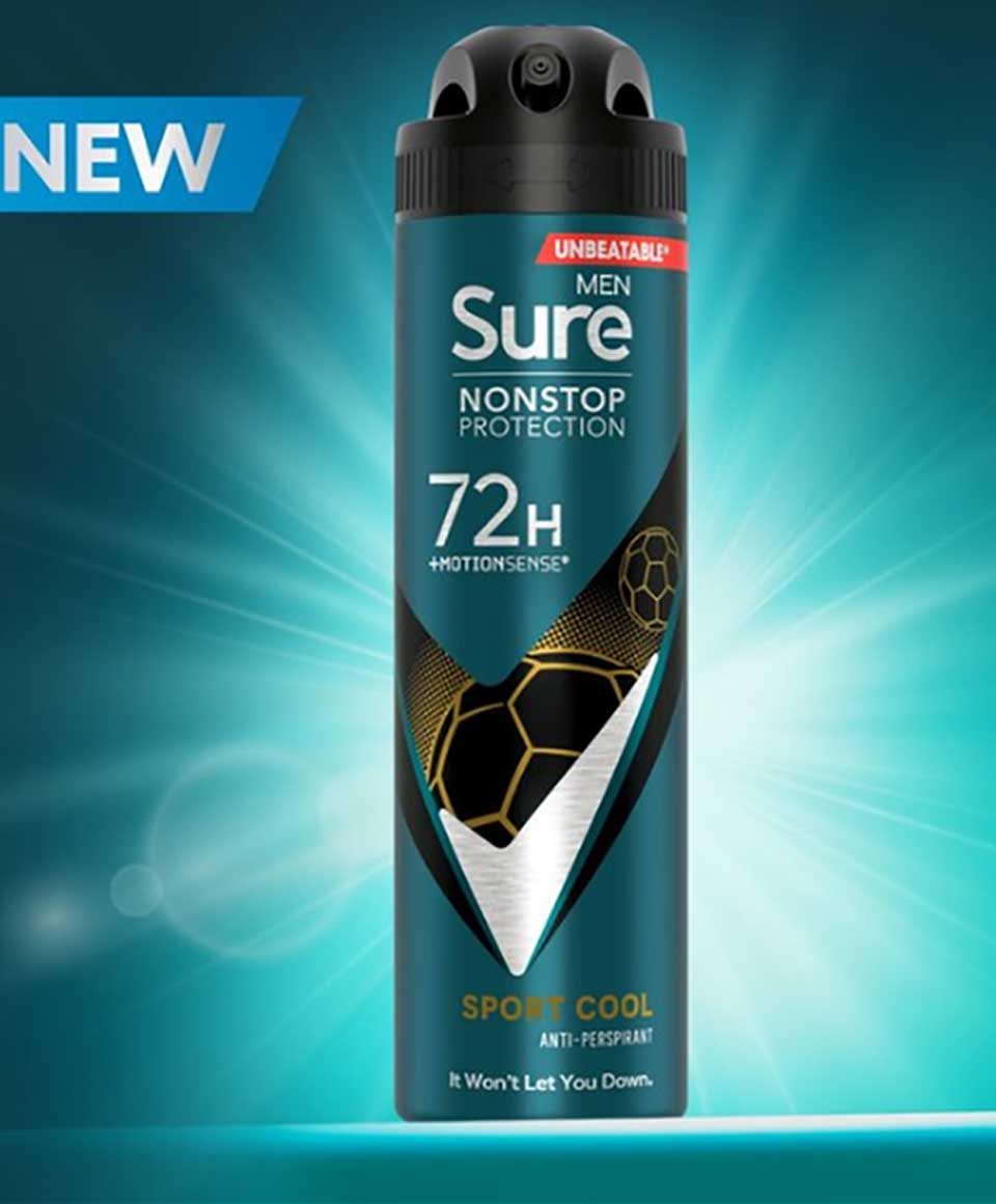 Sure Men Non Protection 72 H Sport Cool Deodorant Spray