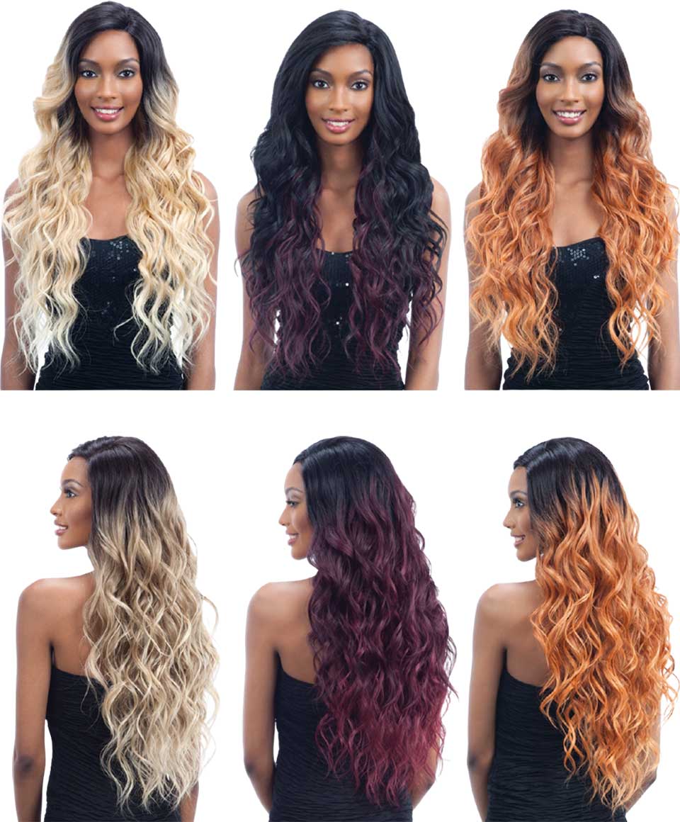 Freetress Premium V Shaped Delux Syn V002 Lace Front Wig