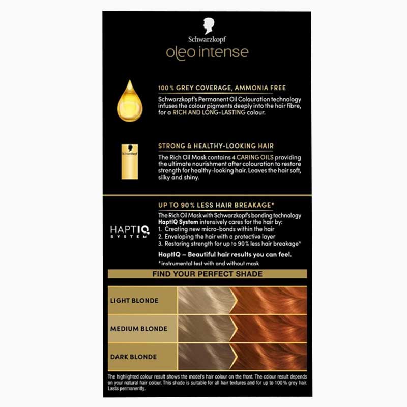 Oleo Intense Permanent Oil Colouration 7 77 Copper Red