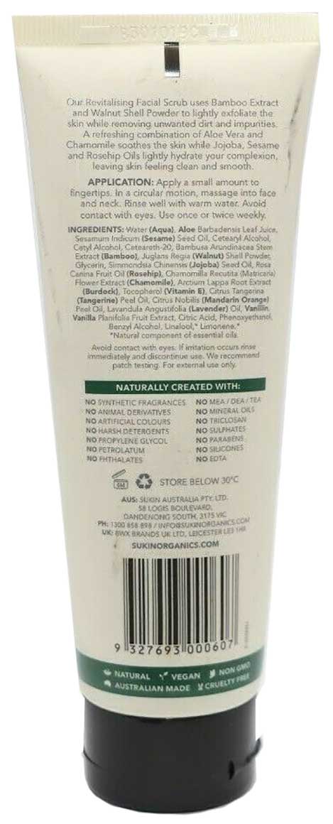 Australian Natural Skincare Revitalising Facial Scrub