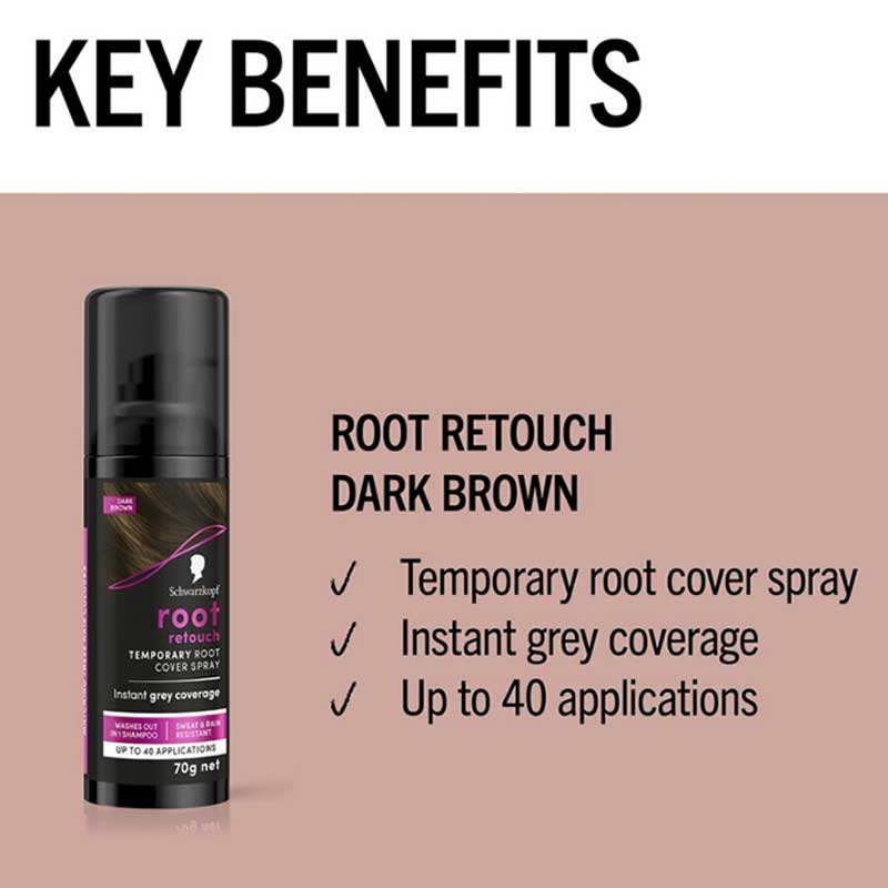Root Retouch Temporary Root Cover Spray Dark Brown