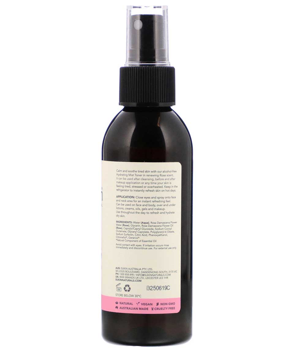 Australian Natural Skincare Rose Hydrating Mist Toner