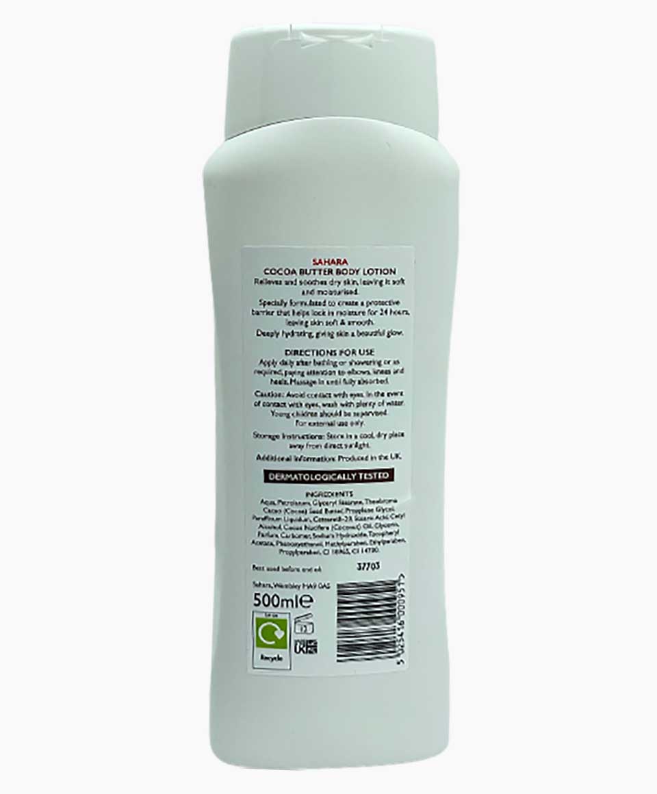 Non Greasy Cocoa Butter Very Dry Skin Body Lotion