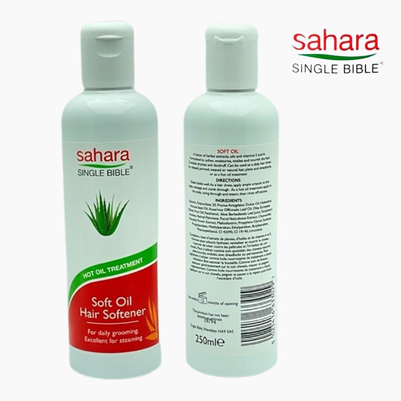 Sahara Single Bible Soft Oil Hair Softener