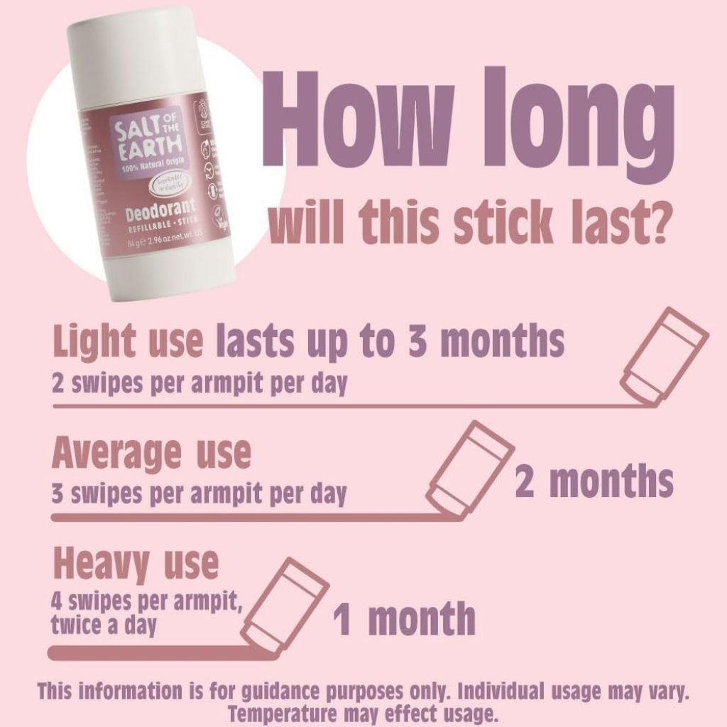 Natural Deodorant Stick Lavender And Vanilla