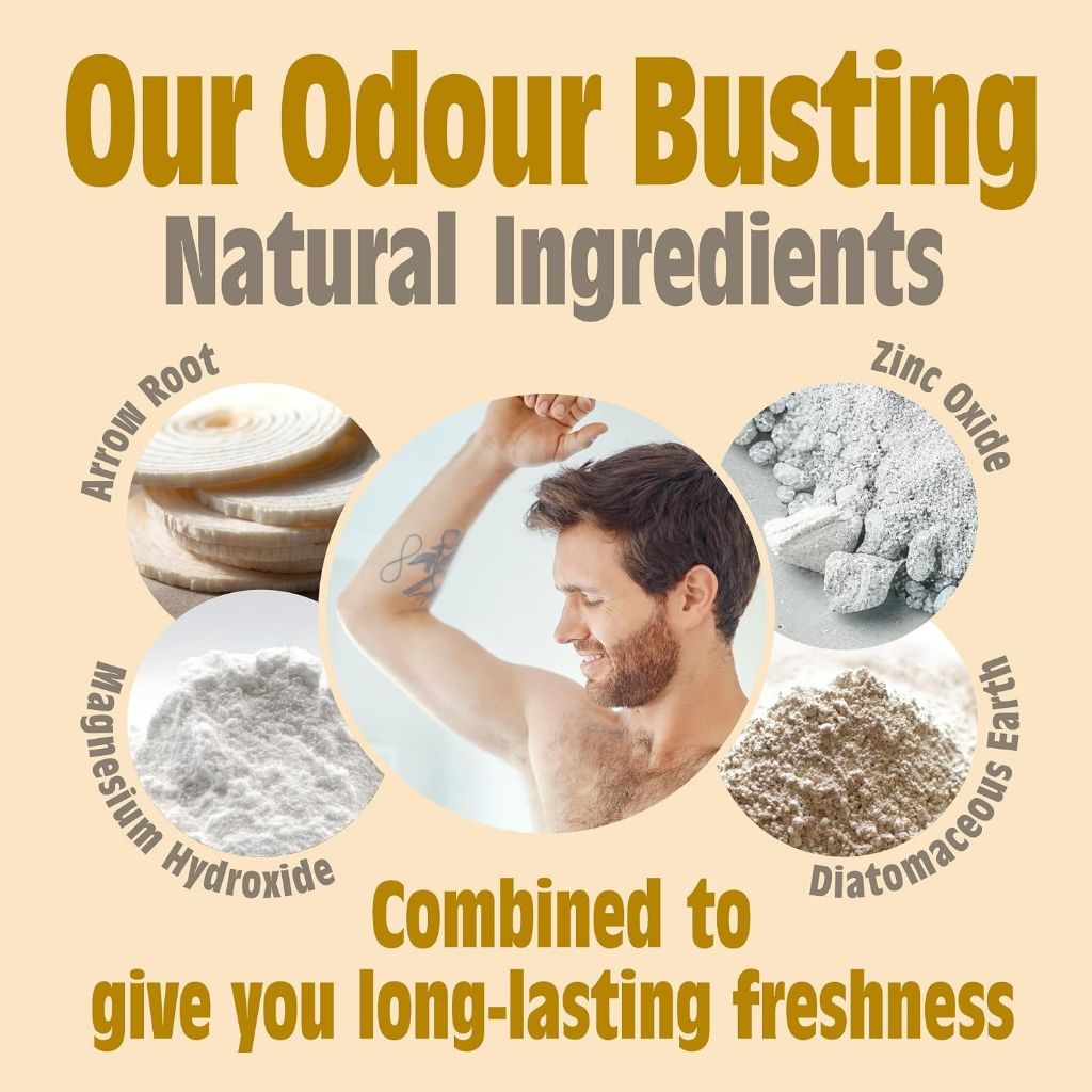 Natural Deodorant Stick Amber And Sandalwood