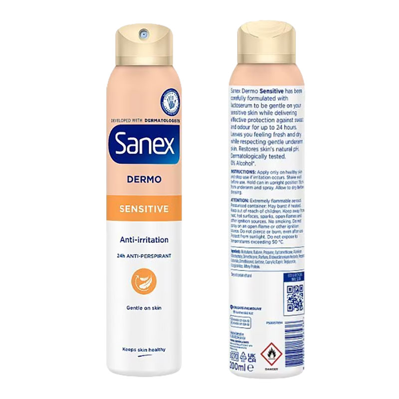 Sanex Dermo Sensitive Anti Irritation Antiperspirant Spray