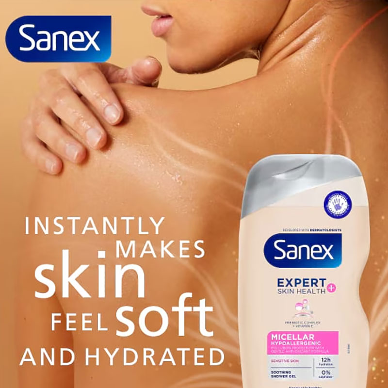 Expert Skin Health Micellar Sensitive Skin Soothing Shower Gel