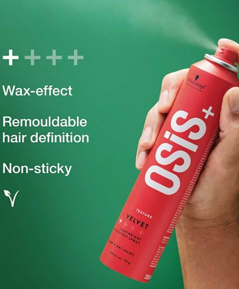 Osis Plus Texture Velvet Lightweight Wax Effect Spray