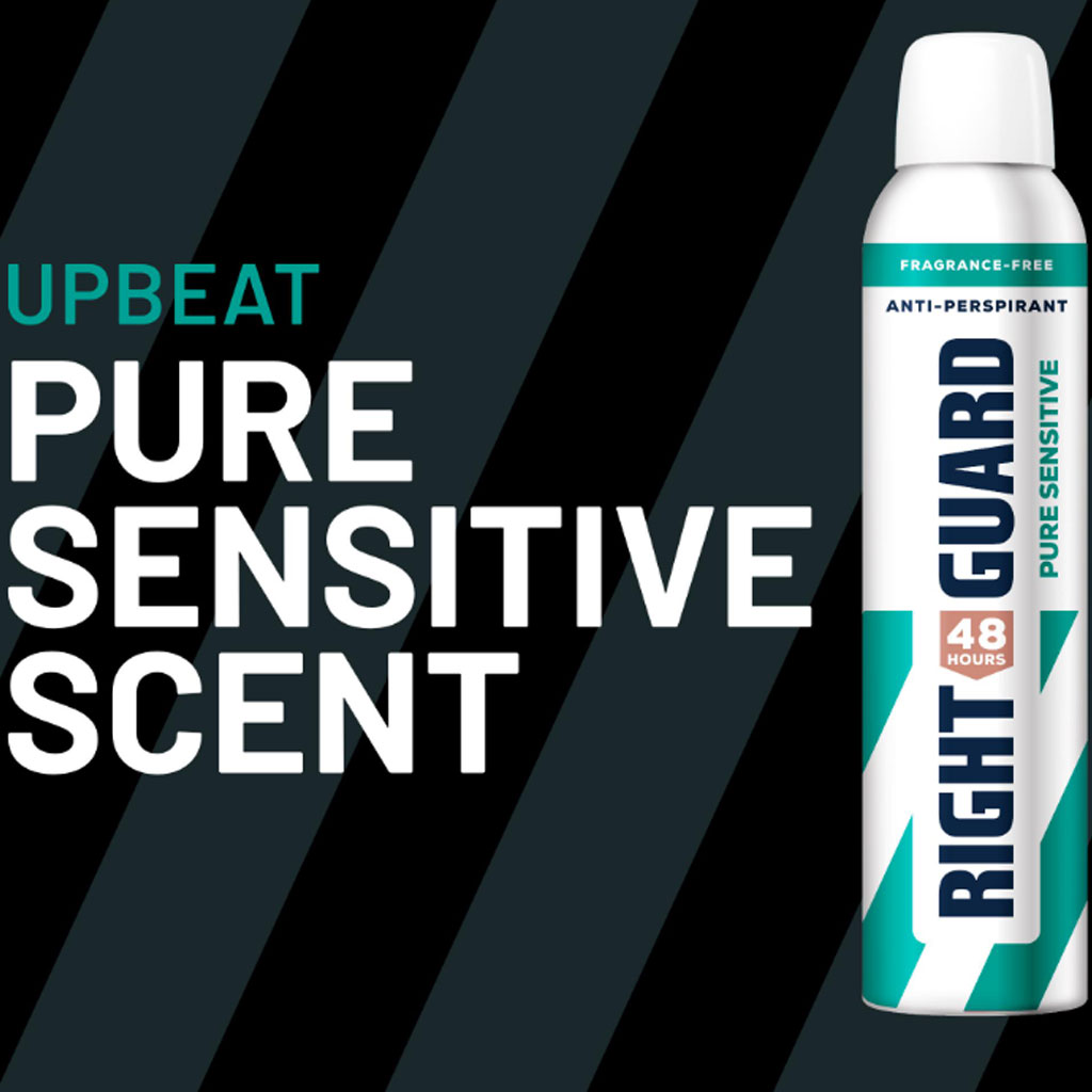 Right Guard Women Total Defence 5 Pure Sensitive Unscented Antiperspirant