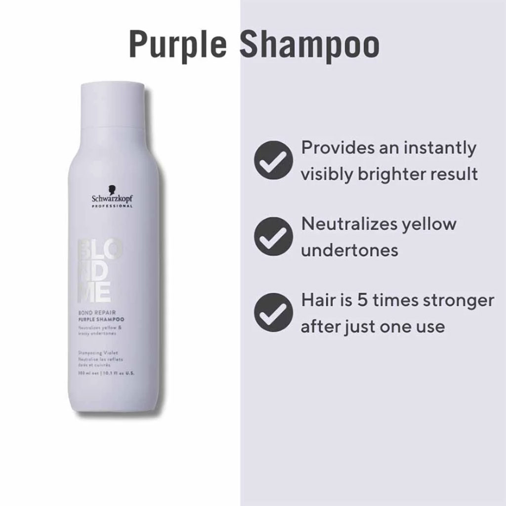 Blondme Bond Repair Purple Shampoo
