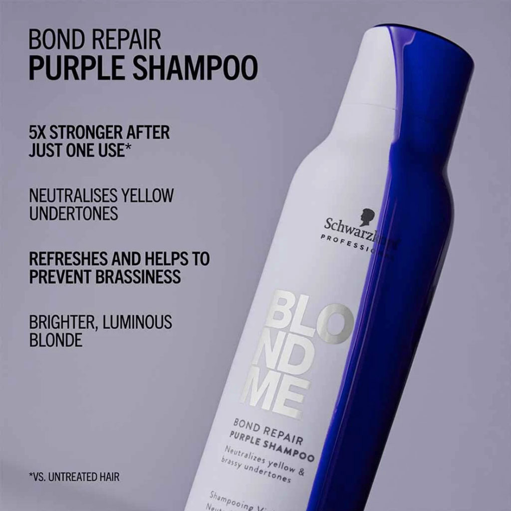 Blondme Bond Repair Purple Shampoo