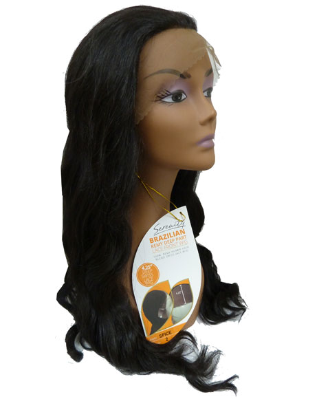 Brazilian Remi Deep Part Blended HH Spice Swiss Lace Wig