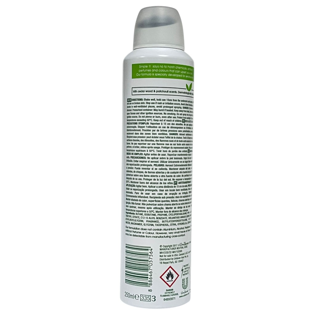 Kind To Skin Pure Deodorant Spray