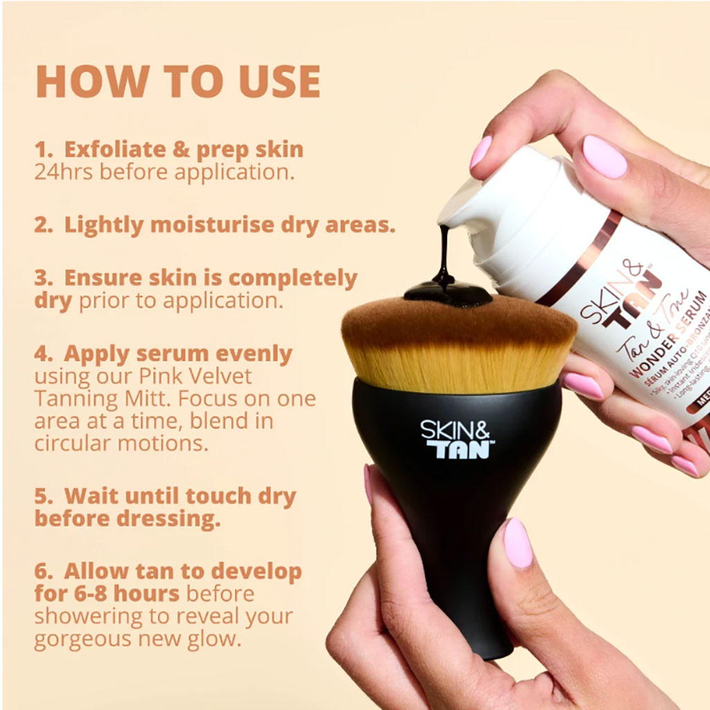 Tan And Tone Wonder Serum Medium Dark