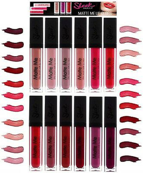 Sleek Makeup Matte Me Lip Gloss | Long Lasting | Vibrant 