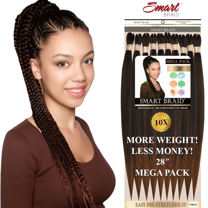 10X Easy Pre Stretched Smart Braids Value Pack