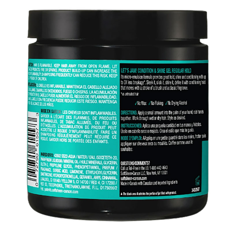 Lets Jam Condition And Shine Regular Hold Gel
