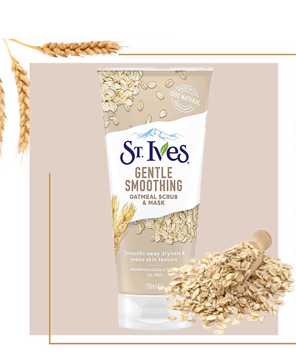 St Ives Gentle Smoothing Oatmeal Scrub And Mask